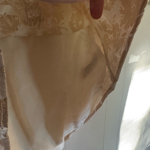 J. Crew Rose Gold Floral Blouse & Skirt Set - Picture 8 of 15